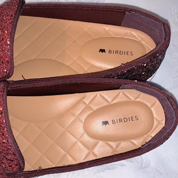 BIRDIES The Swift Slip-on Sneaker in Rose Glitter Size 7 - Picture 6 of 11